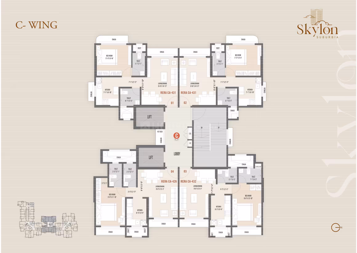 Skylon Saburbia Floor Plan