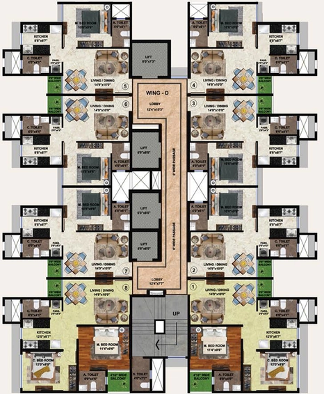 Sigma Solitaire Floor Plan