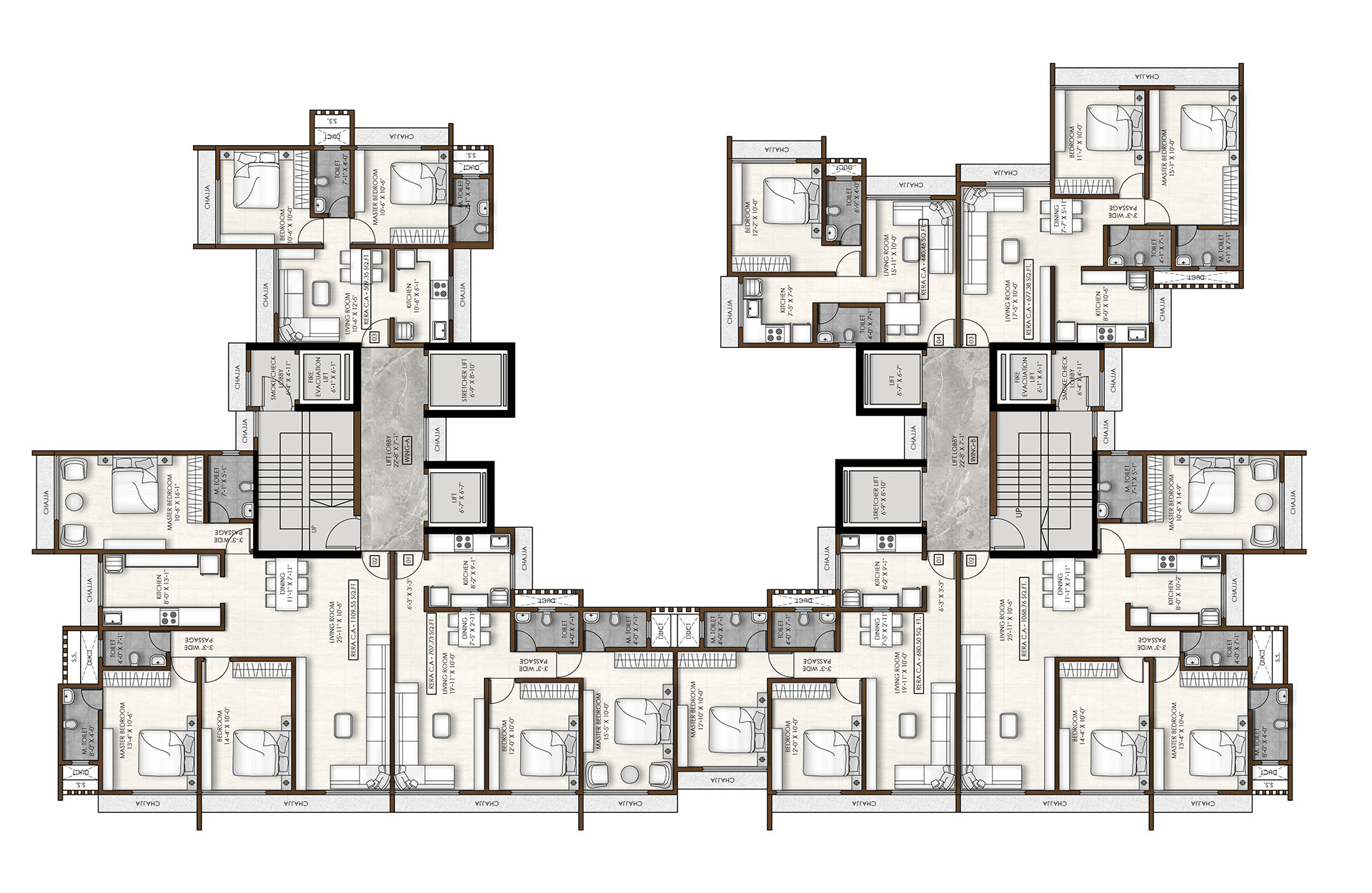 PCPL Kaveri Floor Plan