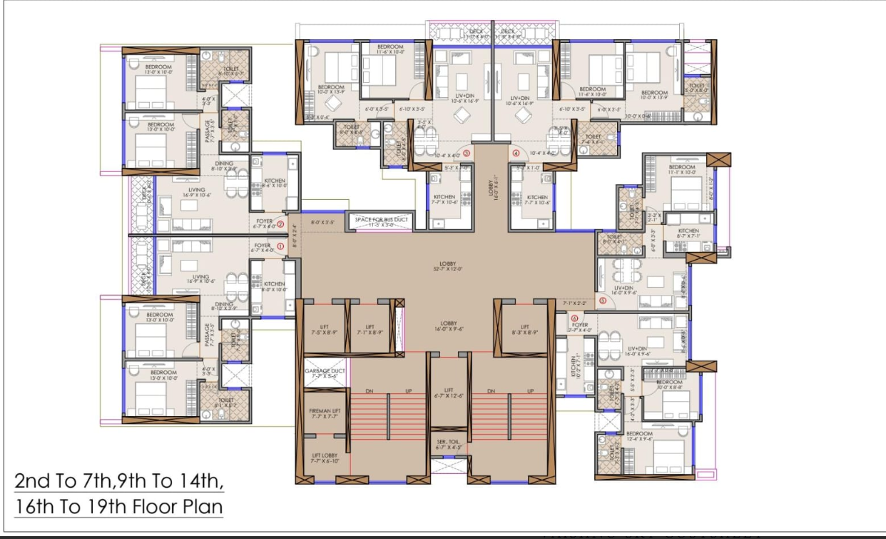 Vaishno Sky Floor Plan